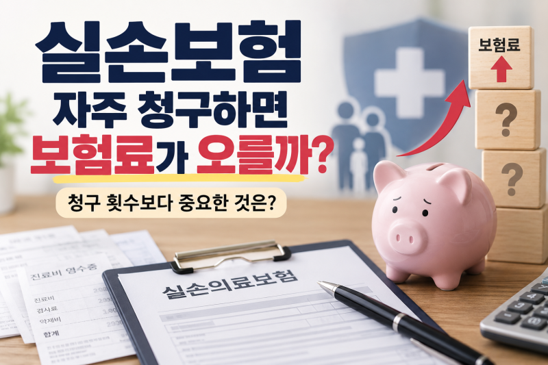 실손보험 자주 청구하면 보험료 오를까? 4·5세대 할증 기준 정리