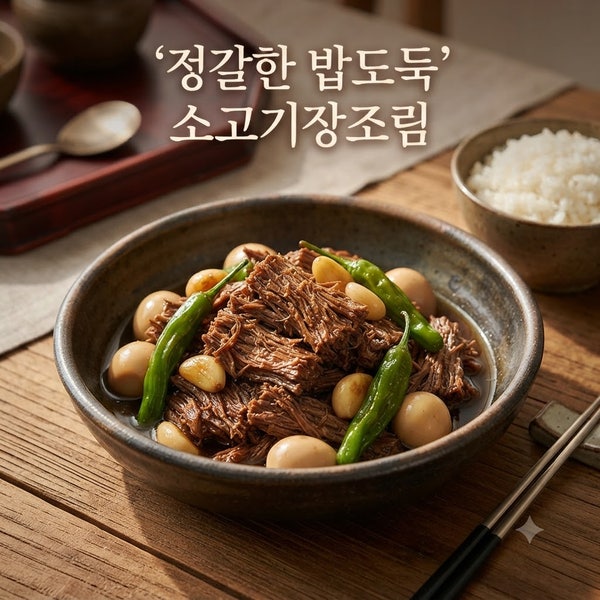 소고기장조림 한식 유래·황금 레시피: 퍽퍽함 1도 없이 사르르 부드러운 고기와 감칠맛 폭발....