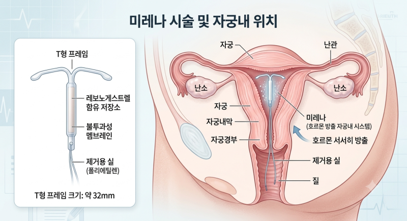 자궁선근증으로 권유받은 미레나 시술 꼭 해야 할까? 효과 과정 부작용 완벽 정리!