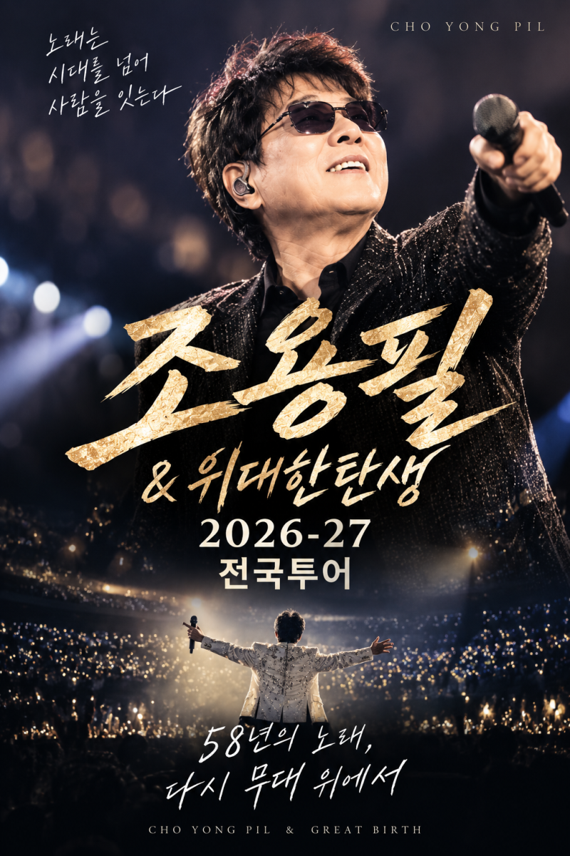 조용필 콘서트 2026 전국투어 일정·티켓 가격·예매시간 총정리
