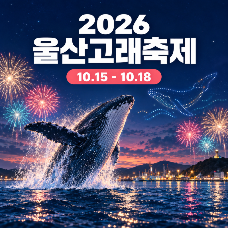 2026 울산고래축제 일정·불꽃쇼·프로그램·주차·장생포 총정리