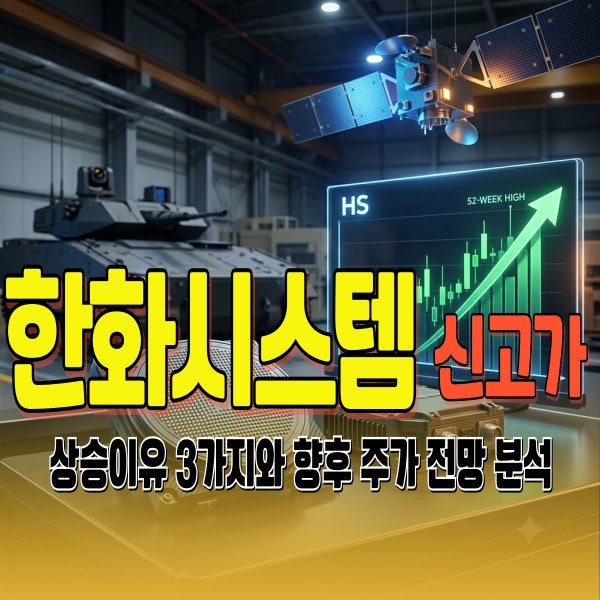 신고가 경신! 한화시스템 상승이유 3가지와 향후 주가 전망 분석