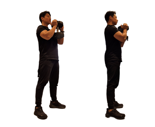 덤벨 고블릿 스쿼트(Dumbbell Goblet Squat)