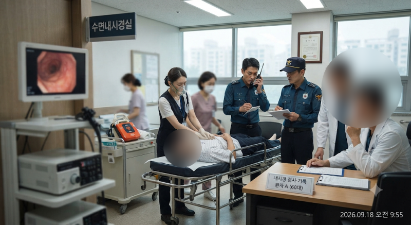[화순] 화순읍 한 의원에서 위 수면내시경 검사받던 60대 심정지 후 사망… 경찰 수사 착수