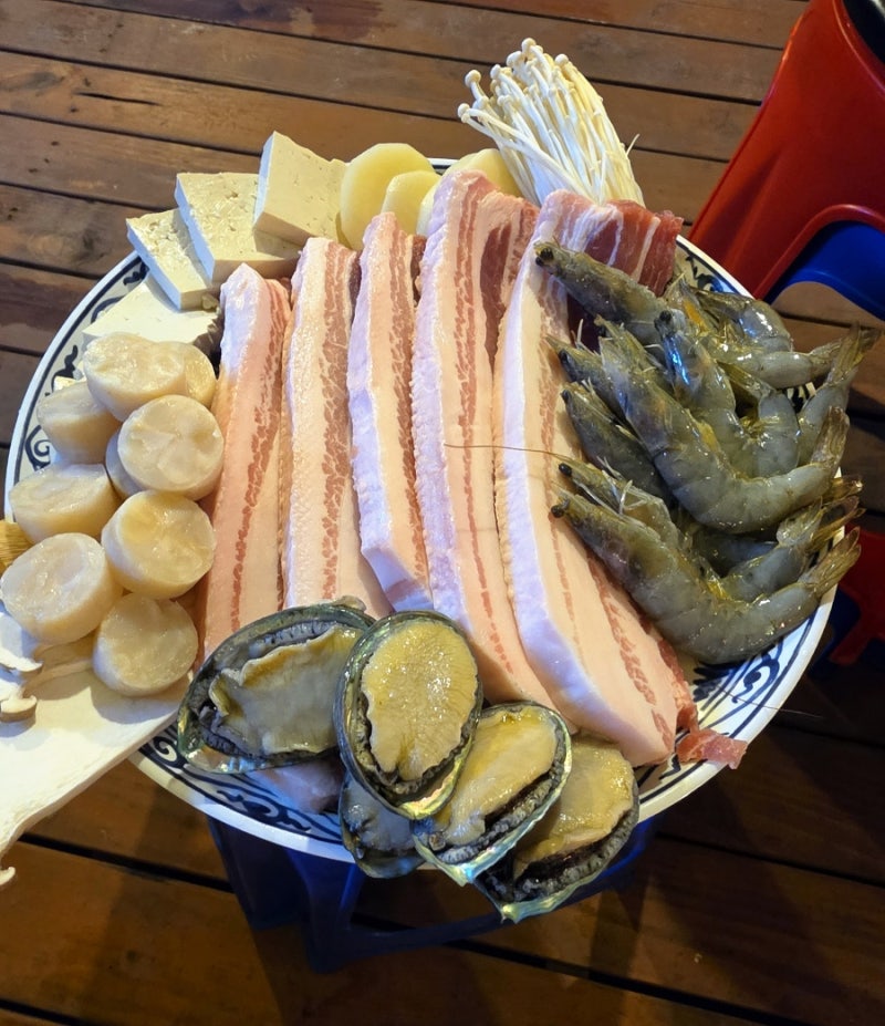 양양 동호해변 맛집 정원 장작구이｜애견동반 가능한 가족 저녁식사