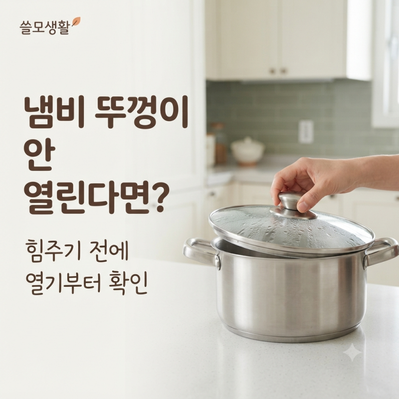 냄비 뚜껑이 달라붙어 안 열린다면? 힘주기 전에 열기와 압력 차부터 확인하세요!