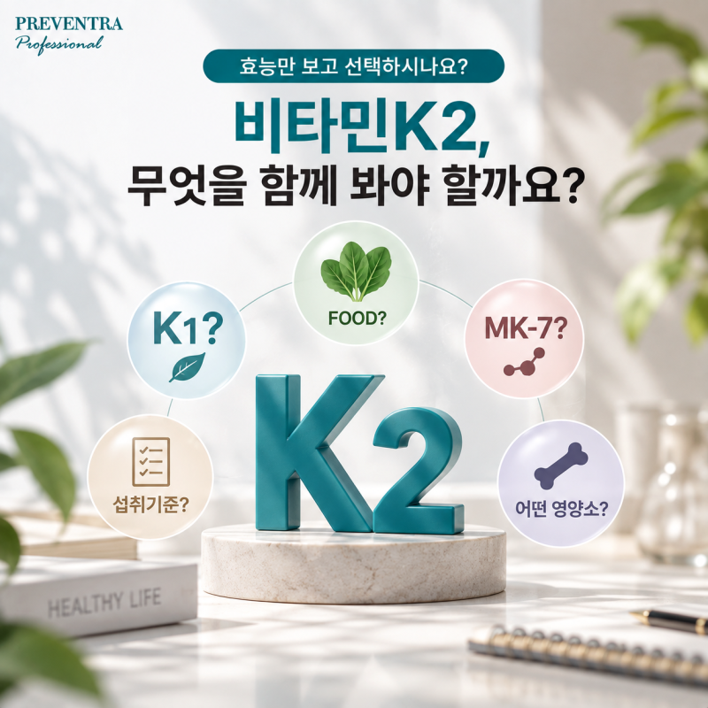비타민K2 효능, 음식과 권장량을 함께 봐야 하는 이유