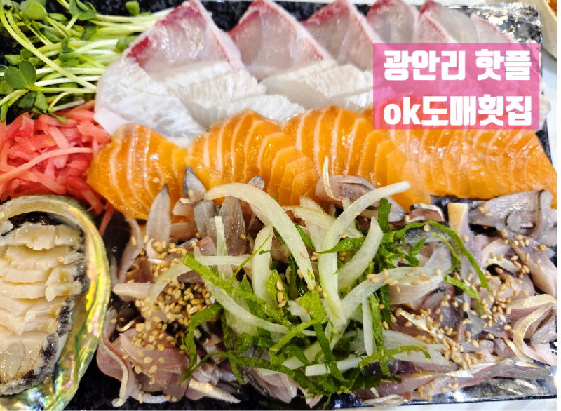 광안리횟집 OK도매횟집 제철모둠회 2인 5만원 상차림 후기