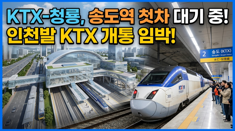 인천발 KTX 개통일 언제? 송도역 위치부터 부산·목포 이동 시간 단축 총정리