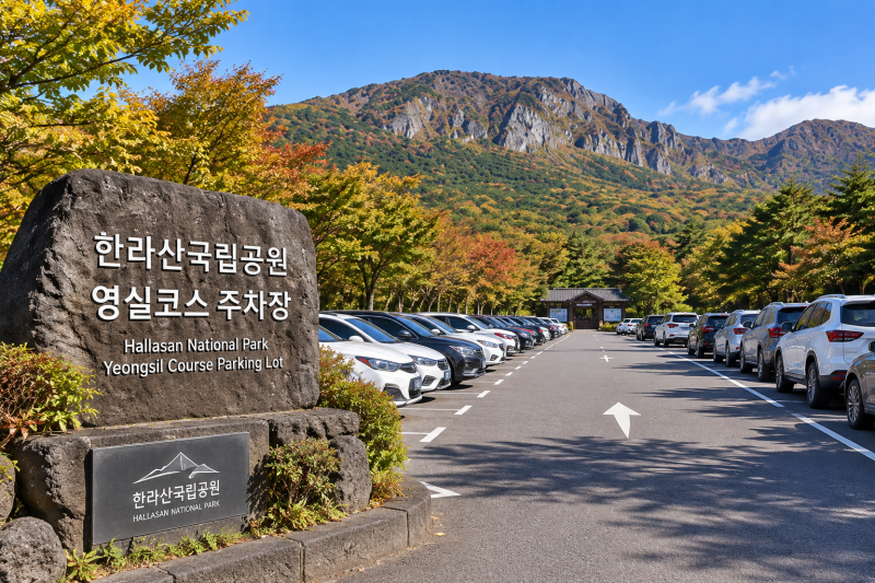 영실코스 주차장 만차 시간과 대처 방법｜한라산 등산 전 꼭 확인하세요