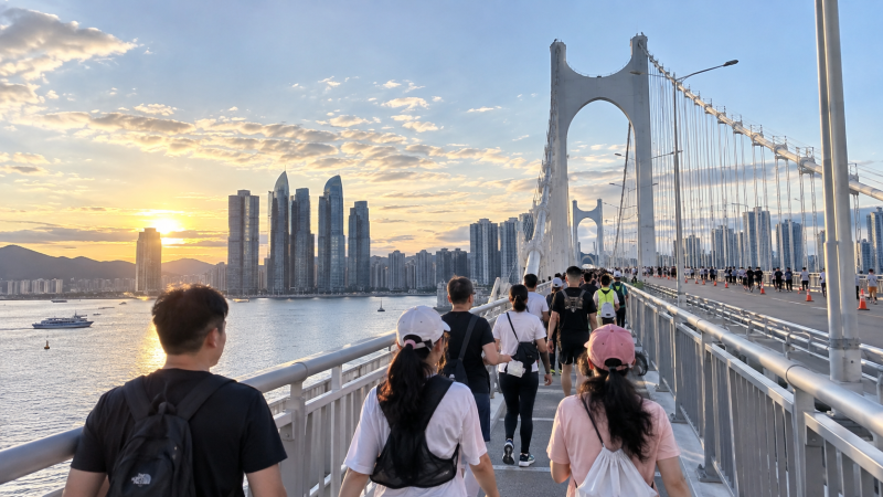 2026 세븐브릿지 투어 일정, 광안대교 걷기 1만원