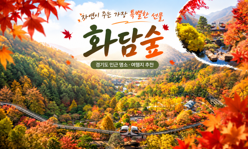 가을 가볼만한 곳 2026 화담숲 단풍시기 예약 총정리｜절정시기·모노레일·입장료까지