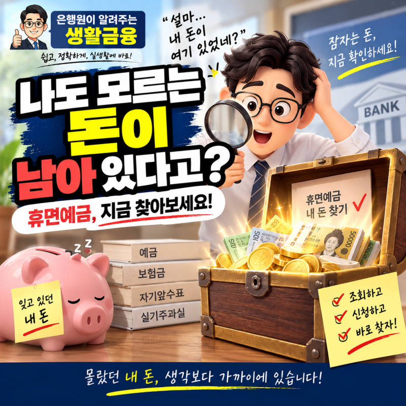 잊고 있던 내 돈, 이렇게 찾으세요휴면예금 · 휴면보험금 · 자기앞수표 · 실기주과실까지 ....