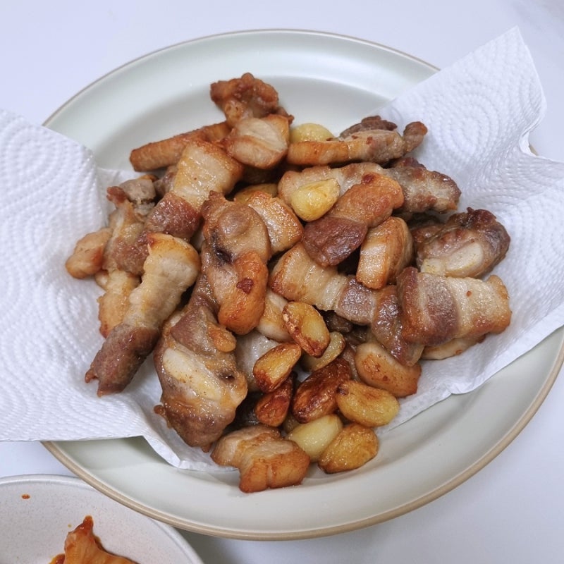 삼겹살구이 자동회전 롤팬 내돈내산 후기 장점,단점