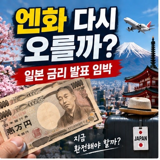 일본 금리 오르면 엔화도 오를까? 일본여행 환전 전에 알아둘 것