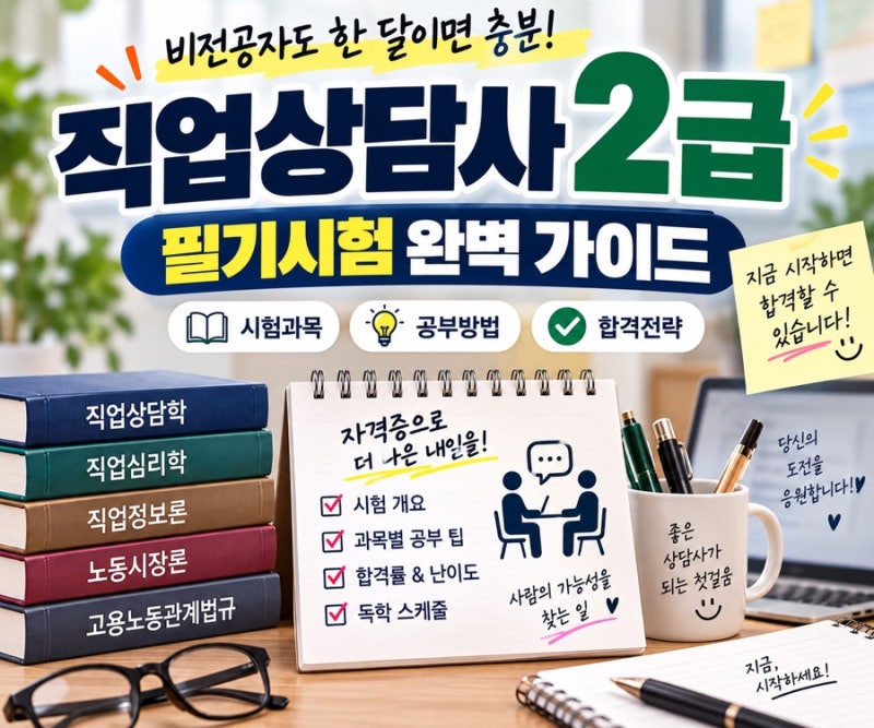 직업상담사 2급 1차 필기 과목 총정리