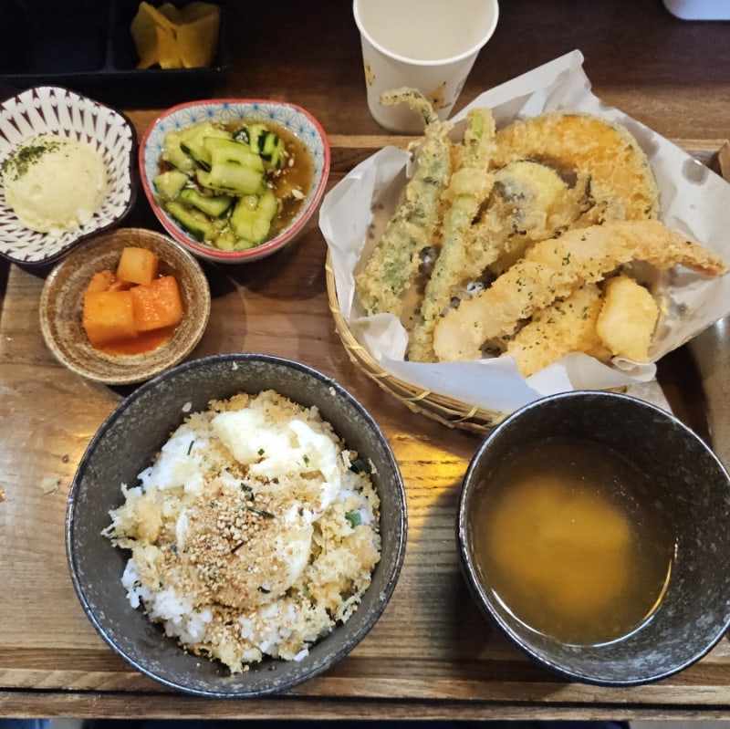 [제주 구좌읍 맛집] 튀김 맛집 김녕빗소리 후기 (반려동물 동반, 탐나는전 가능)