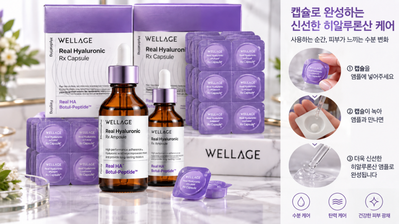 웰라쥬 히알루론산 캡슐 앰플 시즌4, 그냥 앰플과 뭐가 다를까?