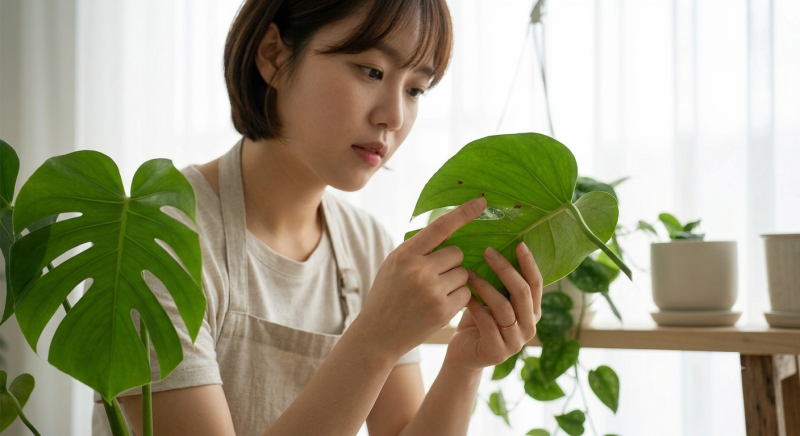 으악! 내 식물에 벌레가? 실내 화분 벌레(응애, 깍지벌레) 발생 원인과 초기 대처법