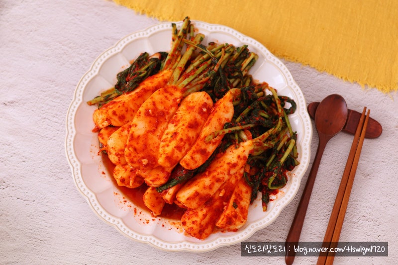 알타리 김치 담그는법 무르지 않고 아삭한 알타리무김치 필수 총각김치 요리