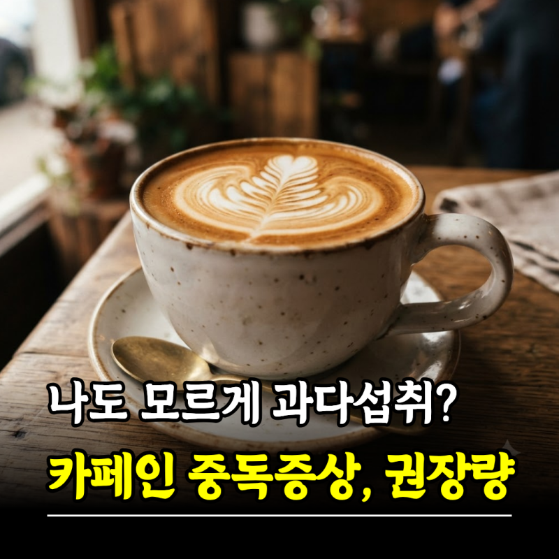 나도 모르게 과다섭취? 카페인 중독증상 하루카페인권장량 음료별 함량