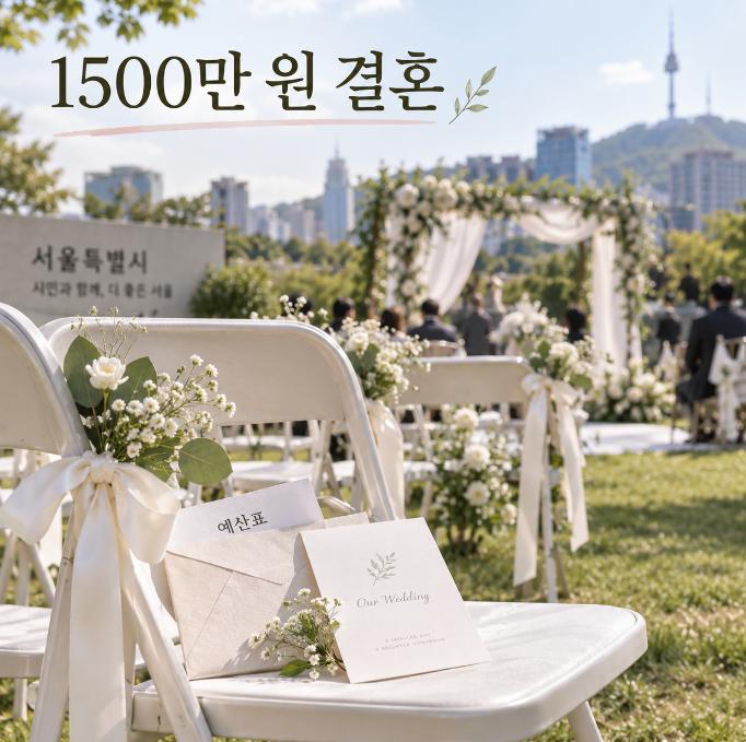 결혼 예산 1500만원 서울 공공 예식장 비용 따져보니