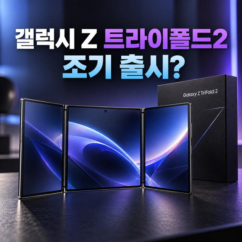 갤럭시 Z 트라이폴드2 조기 출시설 아이폰 듀오 나오자 삼성도 움직였다?