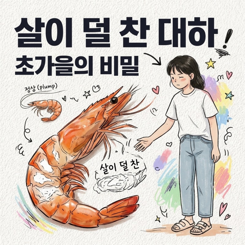 대하 제철 초가을에 사면 살이 덜 참 대하 철 가격 시세 키로당 마릿수 축제 남당항 소래포구