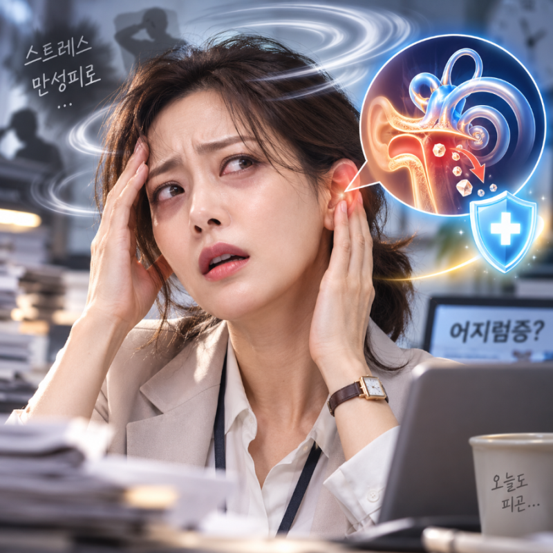 이석증원인 스트레스 (+재발, 자가치료) - 만성 피로가 부른 귓속 돌 탈출을 막아줄 확실한 예....
