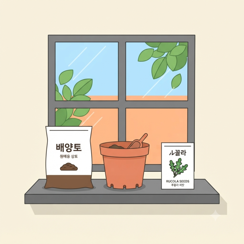 집에서 루꼴라 키우기 성공하는 방법과 수확 팁