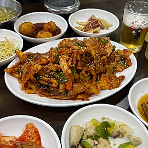 [서울식당] - 양양 인구해변 오삼불고기 내돈내산 후기 / 한식 맛집 추천