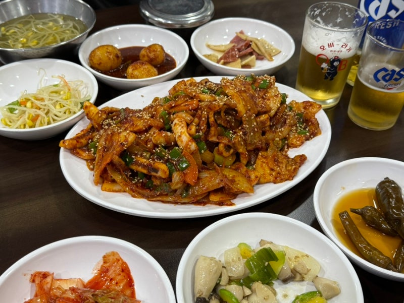 [서울식당] - 양양 인구해변 오삼불고기 내돈내산 후기 / 한식 맛집 추천