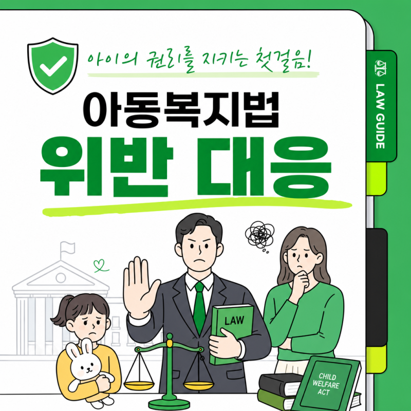 아동복지법 위반 고소, 어떻게 대응하나요? 성립요건·처벌·공소시효 총정리