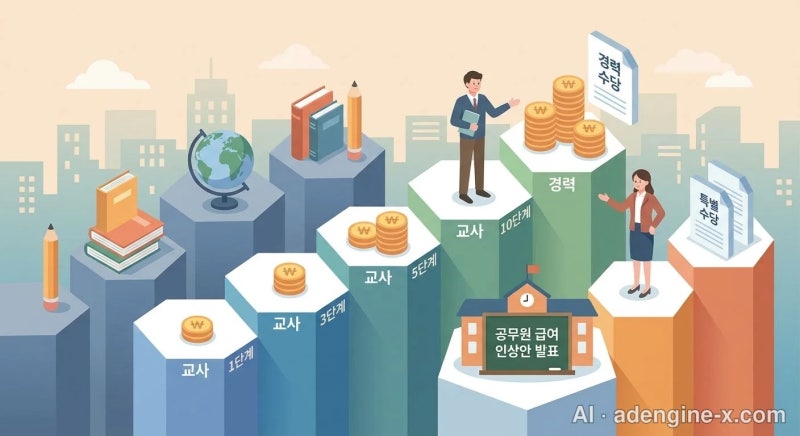 2027 교사 호봉표 산정 방식과 달마다 받는 실수령액 총정리 (신규 첫 호봉부터 수당 캘린더까....