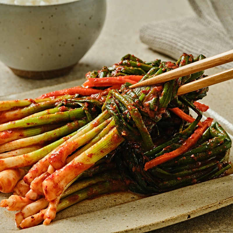 여수 나래식품 전라도 파김치 1kg 숙성에 따른 맛 변화 알아보기