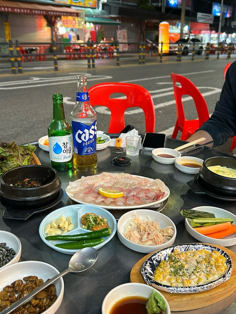 대구 칠성시장 야장 횟집 청하민물장어 회&해산물