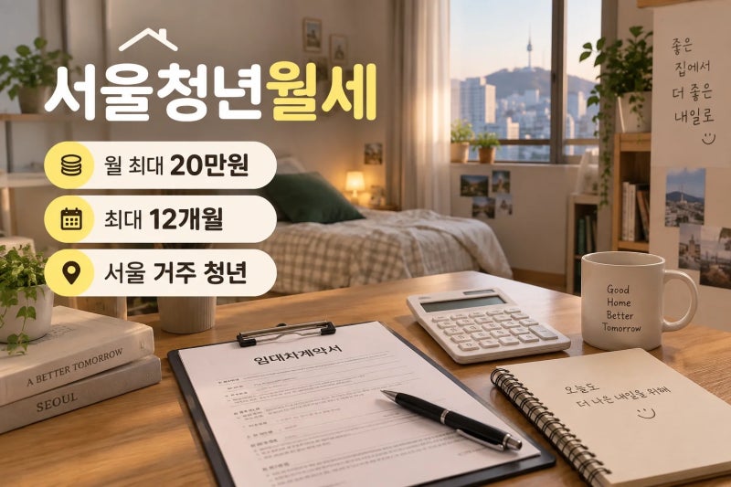 서울청년월세, 월 20만원 받을 수 있을까? 조건부터 확인해봤어요