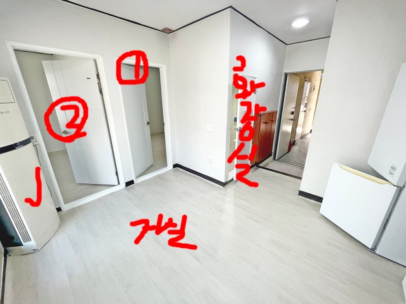 창원 사림동 리모델링 완료 풀옵션 투룸, 깨끗한 올전세