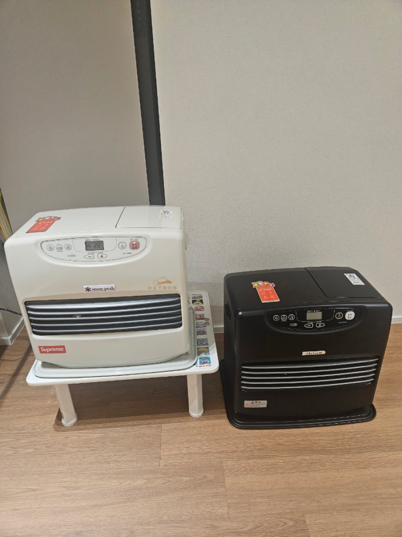 캠핑난로 신일팬히터 900, 1200 이제 준비할 시기 종류별 스펙 비교 간절기 동계캠핑 준비물 총....