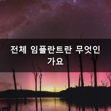전체 임플란트 비용부터 과정까지 싹 다 정리해 봤어요