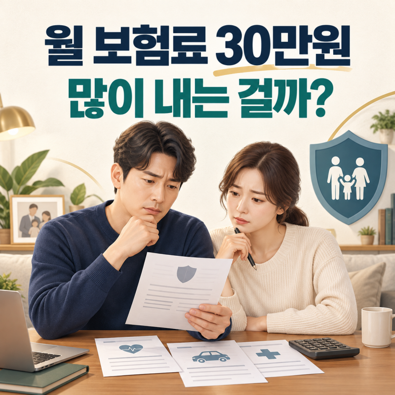 보험료 월 30만원 많이 내는 걸까? 30~40대 소득별 적정 보험료 기준