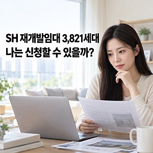 2026 SH 재개발임대주택 3821세대, 신청자격 소득기준 청약일정 총정리