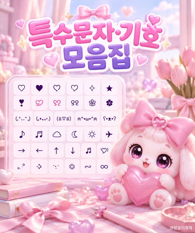 특수문자 이모티콘 모음, 귀여운 인스타 꾸밀때 특수기호