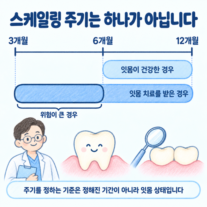 스케일링 주기, 6개월이 모두에게 정답은 아닙니다