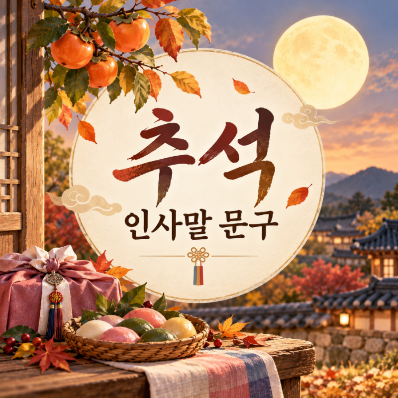추석 인사말 문구 이미지 카드 카톡 메시지 글귀 2026