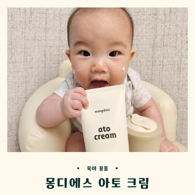 몽디에스 아토크림ㅣ건조한 아기 피부 아기크림 아기보습제 추천