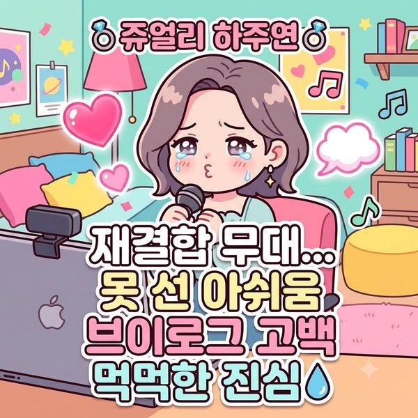 하주연(쥬얼리), 재결합 무대에 못 선 아쉬움 토로한 브이로그 솔직 고백과 먹먹한 진심