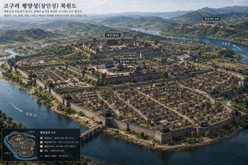 GPT가 복원한 고구려 평양성