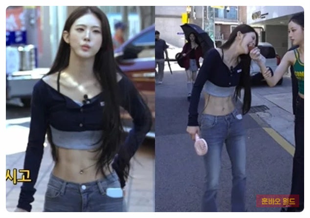아이칠린 주니 복근, 먹방 뒤에도 선명했던 식스팩…요즘 더 주목받는 이유