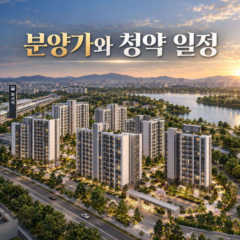 안보면 후회합니다. 9.22 청약예정! 수원시 화서역 호수공원 아너스빌 분양가와 청약 일정, 입....
